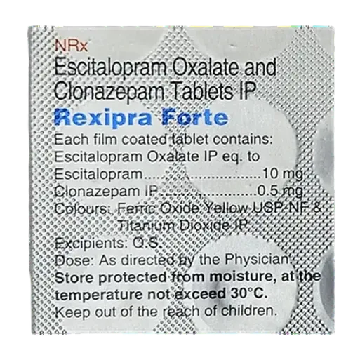 rexipra forte 10mg tablet 15's